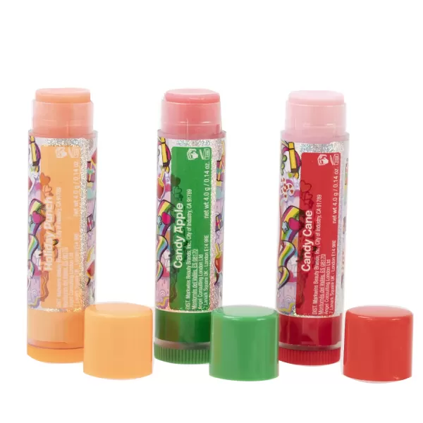 imageLip Smacker Crayola Crayon Stackable Flavored Clear Lip Balm Blue  Moisturizing SoothingWinter Trio Collection