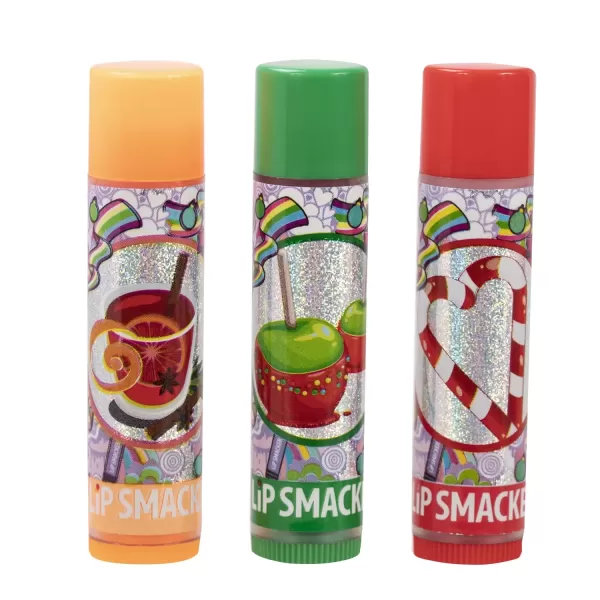 imageLip Smacker Crayola Crayon Stackable Flavored Clear Lip Balm Blue  Moisturizing SoothingWinter Trio Collection