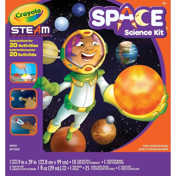 imageCrayola Solar System Science Kit Educational Toy Gift for Kids Ages 7 8 9 10