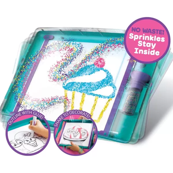 imageCrayola Sprinkle Art Shaker Rainbow Arts and Crafts Gifts for Girls ampamp Boys Ages 5 6 7 8Standard