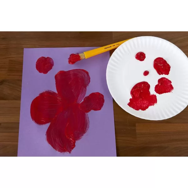 imageCrayola Washable Paint for Kids Red Kids Paint 16 Ounce Squeeze Bottle