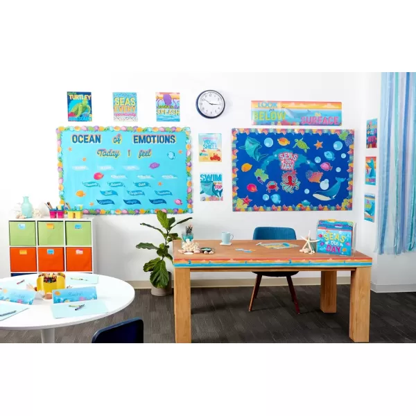 imageEureka Crayola Crayons SelfAdhesive Student Name Tags for Teachers 275quot x 225quot 40 PiecesSeas the Day