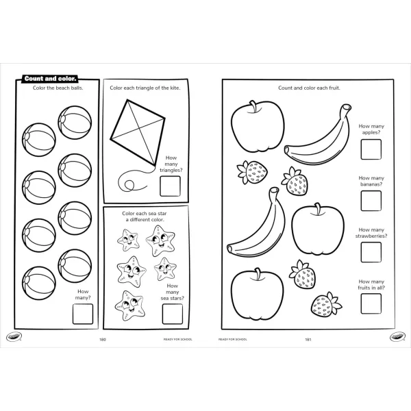 imageCrayola Ready for School Workbook Look ampamp Listen