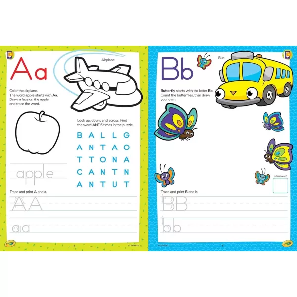 imageCrayola Ready for School Workbook Look ampamp Listen