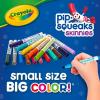 imageCrayola Washable Pip Squeaks Skinnies Markers 16ct Mini Markers for Toddlers Coloring Book Markers Kids Stocking Stuffers ampamp Gifts 31 Count Pack of 1