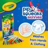 imageCrayola Washable Pip Squeaks Skinnies Markers 16ct Mini Markers for Toddlers Coloring Book Markers Kids Stocking Stuffers ampamp Gifts 31 Count Pack of 1