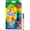 imageCrayola Washable Pip Squeaks Skinnies Markers 16ct Mini Markers for Toddlers Coloring Book Markers Kids Stocking Stuffers ampamp Gifts 31 Count Pack of 1