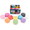 imageCrayola Washable Chalk Collection 130 AntiRoll Chalk Sticks Bulk Sidewalk Chalk Outdoor Chalk for Kids Outdoor Toys for KidsSuper Chalk