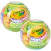 imageCrayola ImagiPals Surprise Animal Toy Eggs  2 Pack Collectable Animal Eraser for Kids Mystery Toy for Kids Gifts for Boys ampamp Girls 3