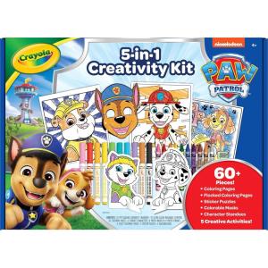 imageCrayola PAW Patrol Art Kit 60Pcs Art Set for Kids PAW Patrol Toys ampamp Gifts PAW Patrol Coloring Set Gift for Boys ampamp Girls Ages 4