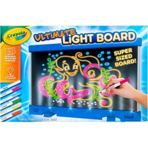 imageCrayola Ultimate Light Board  Blue Drawing Tablet ampamp Tracing Pad Light Up Kids Toys Gifts For Boys ampamp Girls Ages 6 7 8 Amazon Exclusive