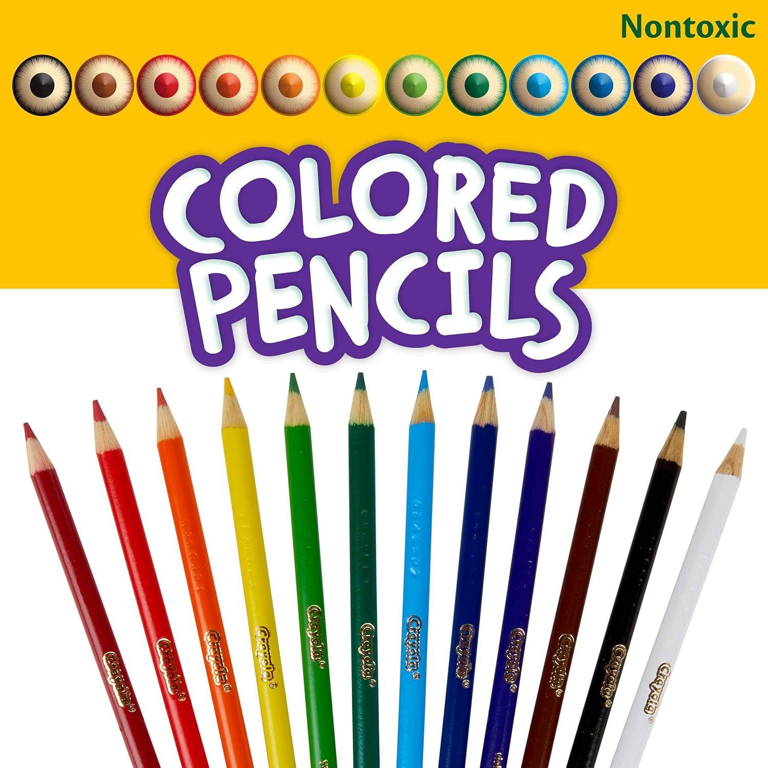 imageCrayola Bulk Colored Pencils for Kids 24pk Back to School Supplies For Teachers Teacher Classroom Must Haves 12 Colors Amazon ExclusiveStandard Packaging