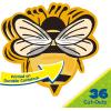 imageEureka Crayola Crayons Paper CutOut Classroom Decorations for Teachers 36 PiecesBumble Bee