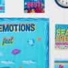 imageEureka Crayola Inspirational Words Decorative Classroom and Bulletin Board Trim for Teachers 225quot Wide 12 Strips for 37 Total Feet214 x 37 Strips