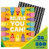 imageEureka Crayola Mini Student Sticker Reward Charts for School or Home 5quot x 6quot 36 Charts and Over 700 StickersOS