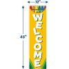 imageEureka Crayola Welcome Vertical Classroom Banner for Teachers 12quot x 45quot