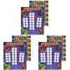 imageEureka Crayola Mini Student Sticker Reward Charts for School or Home 5quot x 6quot 36 Charts and Over 700 StickersPack of 3