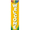 imageEureka Crayola Welcome Vertical Classroom Banner for Teachers 12quot x 45quot