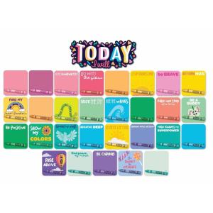imageEureka Crayola Colors of Kindness Today I Will Mini Bulletin Board Set and Classroom Decorations for Teachers 30 Pieces
