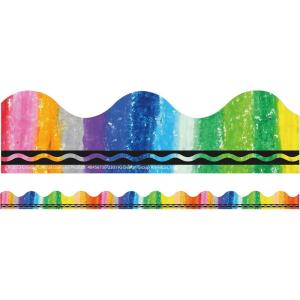 imageEureka Crayola Inspirational Words Decorative Classroom and Bulletin Board Trim for Teachers 225quot Wide 12 Strips for 37 Total Feet37 x 225
