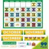 imageEureka Crayola Colors and Shapes Classroom Calendar Bulletin Board Set for Teachers 28 Pieces