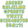 imageEureka Crayola Letter Number Punctuation Mark and Symbol Classroom Decorations for Teachers 4quot H 178 Pieces BlueSeas the Day