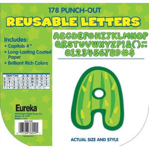 imageEureka Crayola Letter Number Punctuation Mark and Symbol Classroom Decorations for Teachers 4quot H 178 Pieces BlueCactus