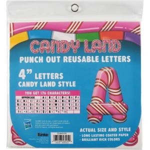 imageEureka Crayola Letter Number Punctuation Mark and Symbol Classroom Decorations for Teachers 4quot H 178 Pieces BlueCandy Land