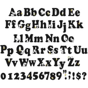 imageEureka Crayola Letter Number Punctuation Mark and Symbol Classroom Decorations for Teachers 4quot H 178 Pieces BluePeanuts