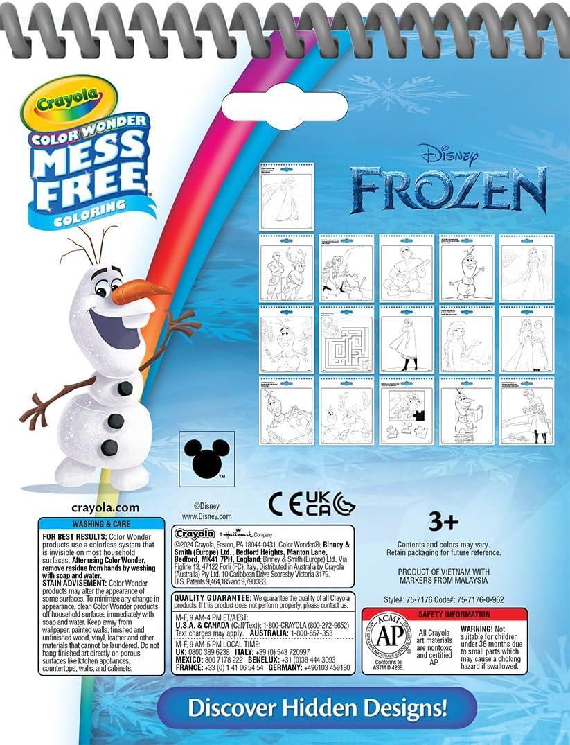 imageCrayola Disney Color Wonder Bundle 3 Pack Mess Free Activity Pads ampamp Markers Toddler Coloring Disney Gift for Kids 3