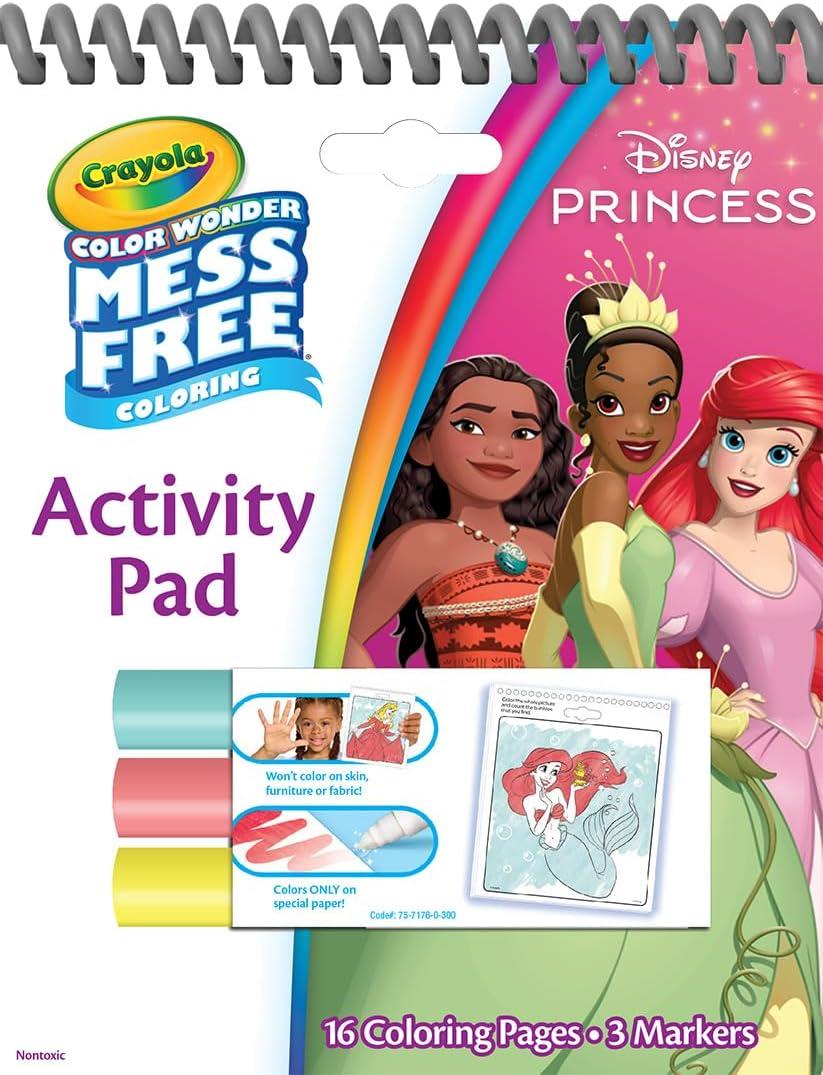 imageCrayola Disney Color Wonder Bundle 3 Pack Mess Free Activity Pads ampamp Markers Toddler Coloring Disney Gift for Kids 3