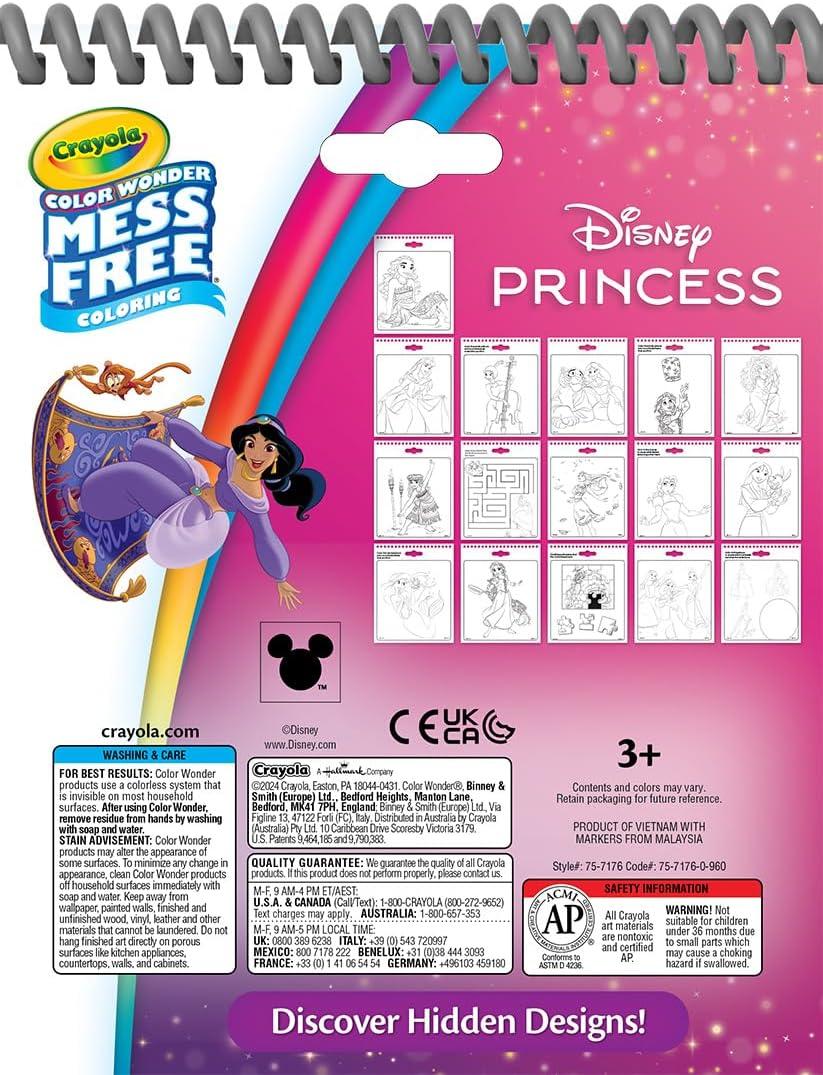 imageCrayola Disney Color Wonder Bundle 3 Pack Mess Free Activity Pads ampamp Markers Toddler Coloring Disney Gift for Kids 3