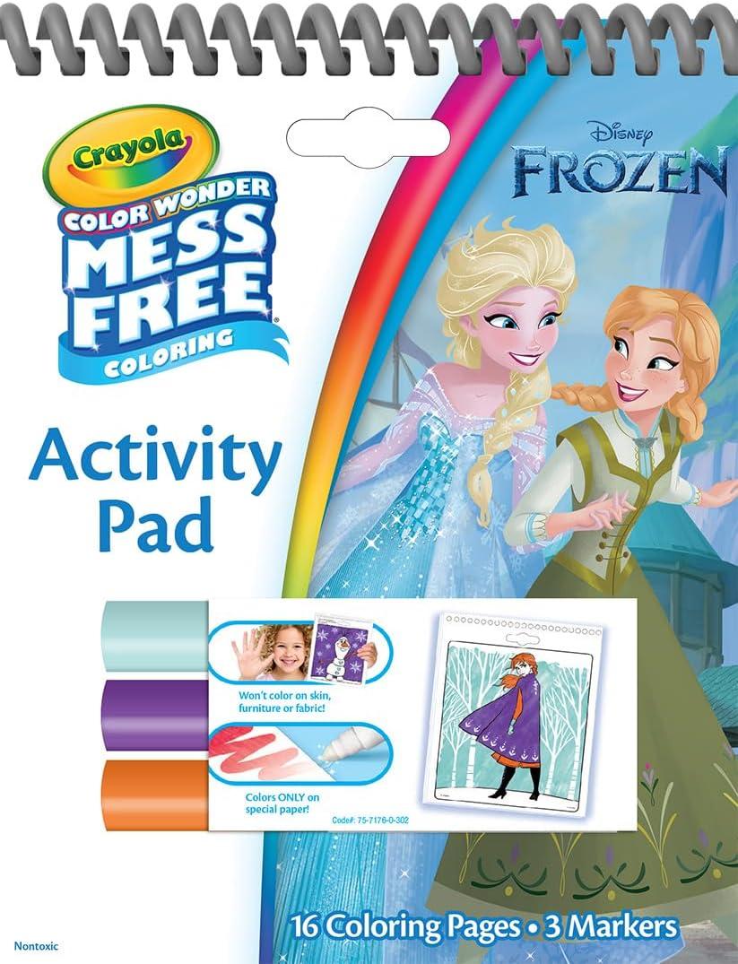 imageCrayola Disney Color Wonder Bundle 3 Pack Mess Free Activity Pads ampamp Markers Toddler Coloring Disney Gift for Kids 3