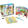 imageCrayola Color ampamp Erase Bluey Puzzle Set 12 Color in Puzzle Pieces Reusable Double Sided Kids Puzzle Bluey Gift for Kids 3Bluey Activity Set