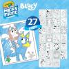 imageCrayola Color ampamp Erase Bluey Puzzle Set 12 Color in Puzzle Pieces Reusable Double Sided Kids Puzzle Bluey Gift for Kids 3Bluey Activity Set