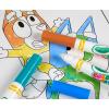 imageCrayola Color ampamp Erase Bluey Puzzle Set 12 Color in Puzzle Pieces Reusable Double Sided Kids Puzzle Bluey Gift for Kids 3Bluey Coloring Book