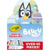 imageCrayola Color ampamp Erase Bluey Puzzle Set 12 Color in Puzzle Pieces Reusable Double Sided Kids Puzzle Bluey Gift for Kids 3Bluey Art Kit