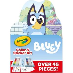 imageCrayola Color ampamp Erase Bluey Puzzle Set 12 Color in Puzzle Pieces Reusable Double Sided Kids Puzzle Bluey Gift for Kids 3Bluey Art Kit