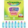 imageCrayola Shaped Neon Antibacterial Bandages for Kids 100 CT  Adhesive Bandages for Minor Cuts Scrapes ampamp Burns Great Stocking Stuffer or White Elephant Gift