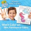 imageCrayola Color Wonder Mess Free Fingerpaint ampamp Stamper Kit Safari Stamps for Kids Color Reveal Ink Toddler Activity Gifts 3Art Set