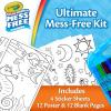 imageCrayola Color Wonder Mess Free Fingerpaint ampamp Stamper Kit Safari Stamps for Kids Color Reveal Ink Toddler Activity Gifts 3Art Set