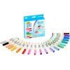 imageCrayola Color Wonder Mess Free Fingerpaint ampamp Stamper Kit Safari Stamps for Kids Color Reveal Ink Toddler Activity Gifts 3Classic Markers