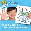 imageCrayola Color Wonder Mess Free Fingerpaint ampamp Stamper Kit Safari Stamps for Kids Color Reveal Ink Toddler Activity Gifts 3Classic Markers