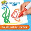 imageCrayola Color Wonder Mess Free Fingerpaint ampamp Stamper Kit Safari Stamps for Kids Color Reveal Ink Toddler Activity Gifts 3Paint Brush Pens