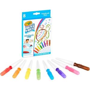 imageCrayola Color Wonder Mess Free Fingerpaint ampamp Stamper Kit Safari Stamps for Kids Color Reveal Ink Toddler Activity Gifts 3Paint Brush Pens