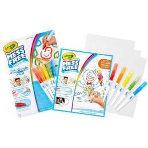 imageCrayola Color Wonder Mess Free Fingerpaint ampamp Stamper Kit Safari Stamps for Kids Color Reveal Ink Toddler Activity Gifts 3Paint Set