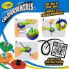 imageCrayola Colourwhirls Battle Arena Set Includes 4 String Launch Gyro Spinning Top Art Toys 4 Washable Markers Toys ampamp Games for Kids Ages 6Multpack