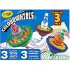 imageCrayola Colourwhirls Battle Arena Set Includes 4 String Launch Gyro Spinning Top Art Toys 4 Washable Markers Toys ampamp Games for Kids Ages 6Multpack