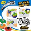 imageCrayola Colourwhirls Battle Arena Set Includes 4 String Launch Gyro Spinning Top Art Toys 4 Washable Markers Toys ampamp Games for Kids Ages 6Single