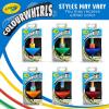 imageCrayola Colourwhirls Battle Arena Set Includes 4 String Launch Gyro Spinning Top Art Toys 4 Washable Markers Toys ampamp Games for Kids Ages 6Single